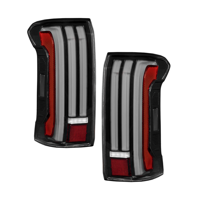 Toyota Tacoma Tail Lights - FORM Lighting - Sequential LED - Red/Smoked - `24-`26